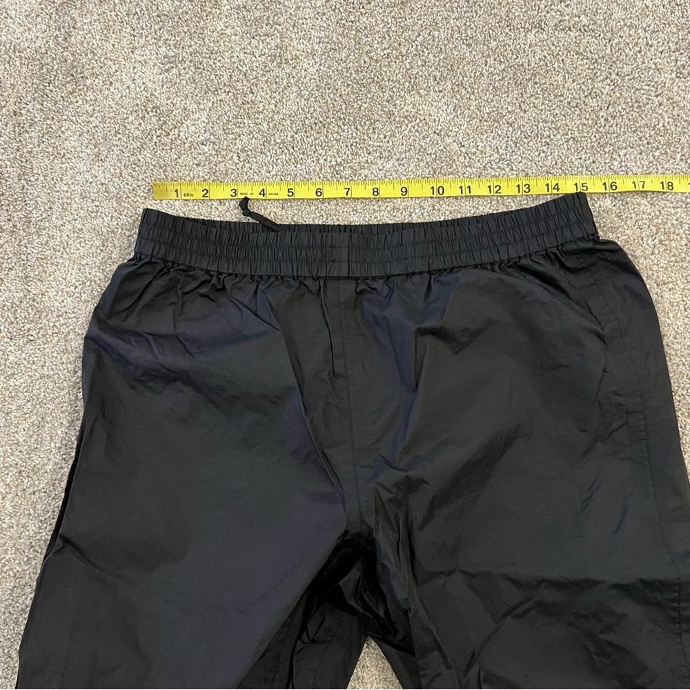 Marmot Men’s Nylon Pants Size Medium Black Outdoor Zip Bottom Elastic Waist, - Picture 8 of 16